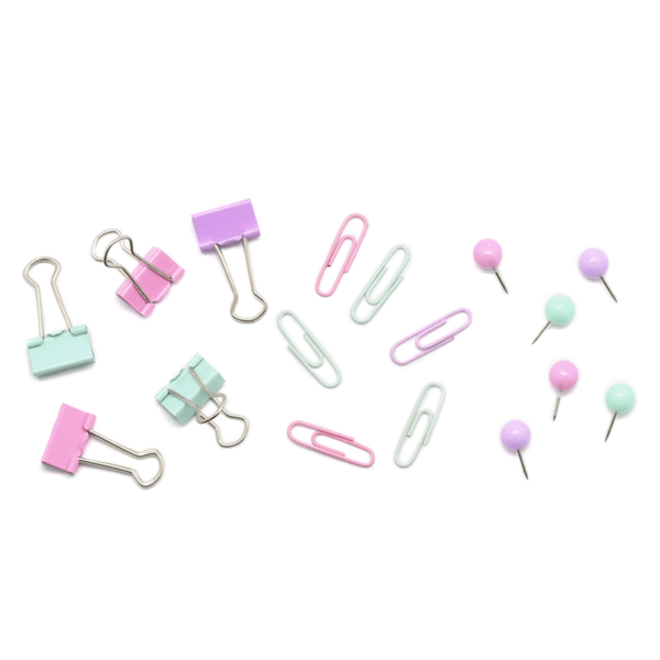 KIT OFFICE PRENDEDORES ALFINETE, CLIPS E PRENDEDOR JOCAR OFFICE - Image 2